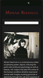 Mobile Screenshot of miriambeerman.com
